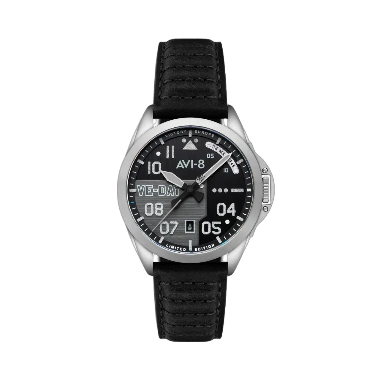 AVI-8 P-51 Mustang Patriot Automatic Black AV408203