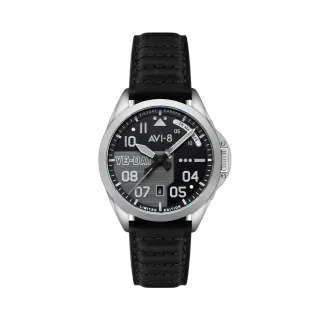 AVI-8 P-51 Mustang Patriot Automatic Black AV408203