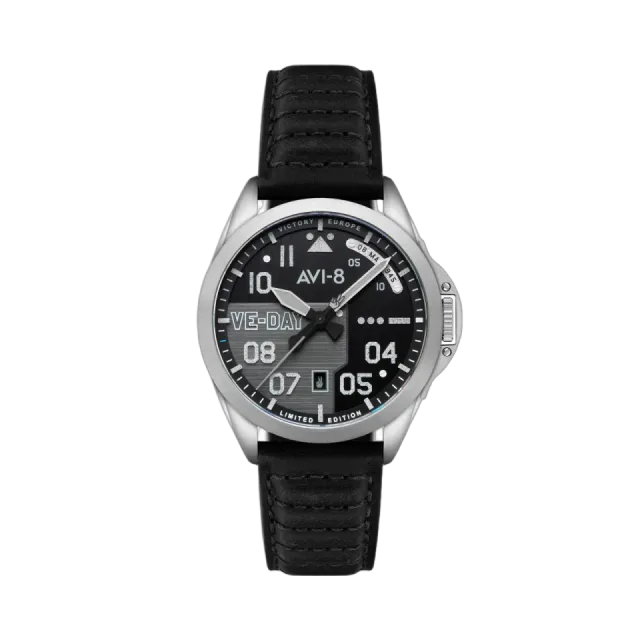 AVI-8 P-51 Mustang Patriot Automatic Black AV408203 Görsel 1