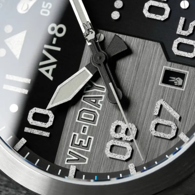 AVI-8 P-51 Mustang Patriot Automatic Black AV408203 Görsel 6