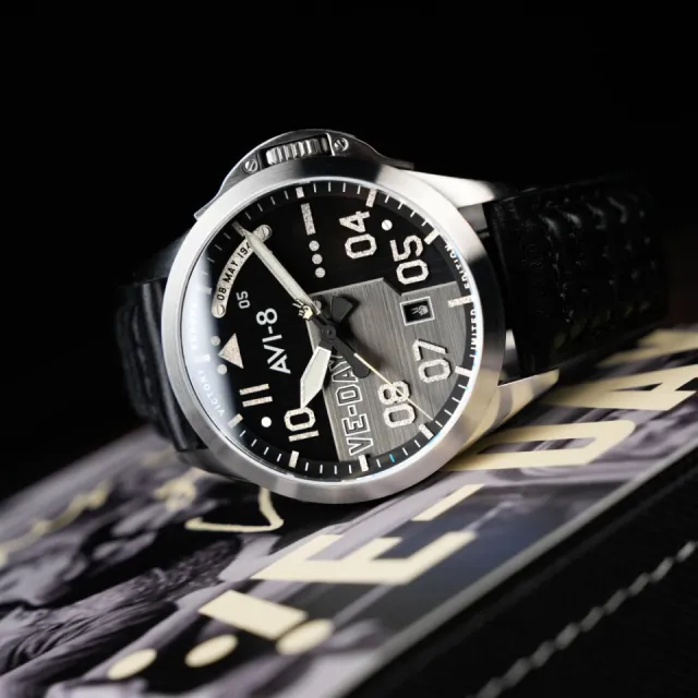 AVI-8 P-51 Mustang Patriot Automatic Black AV408203 Görsel 8