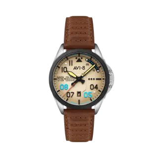 AVI-8 P-51 Mustang Patriot Automatic Cream AV408204