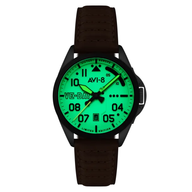 AVI-8 P-51 Mustang Patriot Automatic Cream AV408204 Görsel 5