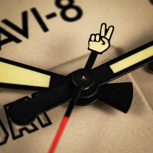 AVI-8 P-51 Mustang Patriot Automatic Cream AV408204 Görsel 8