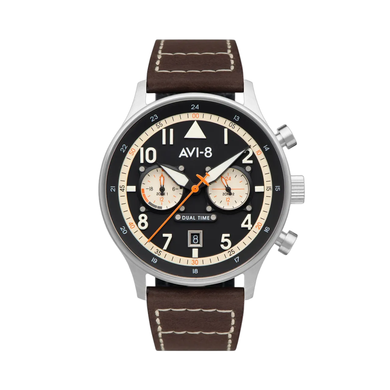 AVI-8 Hawker Hurricane Carey Dual Time Black AV408801