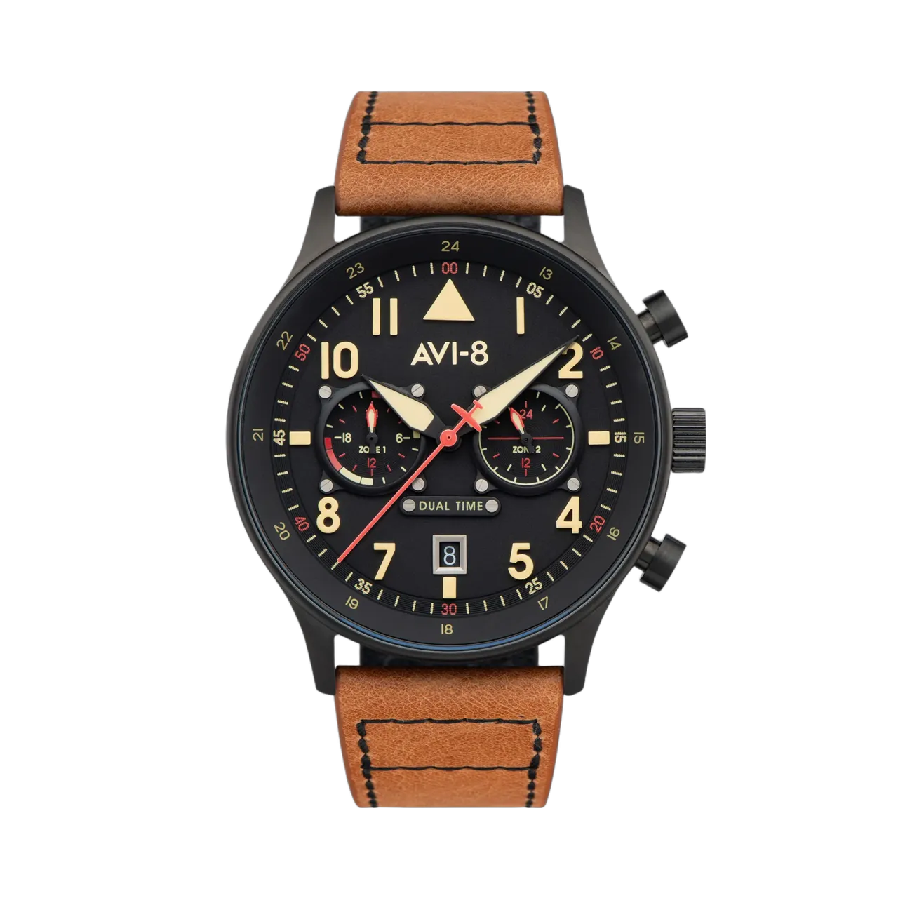 AVI-8 Hawker Hurricane Carey Dual Time Black AV408803