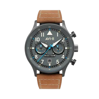 AVI-8 Hawker Hurricane Carey Dual Time Grey AV408804