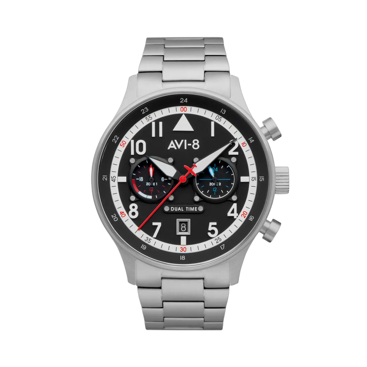 AVI-8 Hawker Hurricane Carey Dual Time Black AV408811