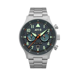 AVI-8 Hawker Hurricane Carey Dual Time Blue AV408822
