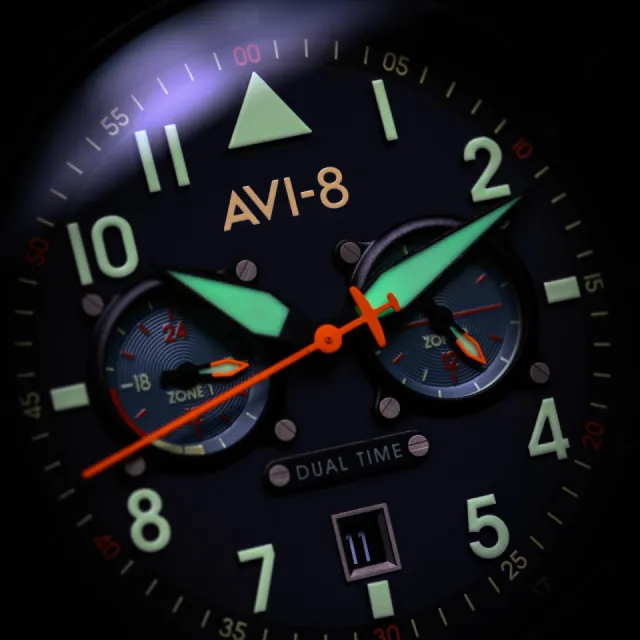 AVI-8 Hawker Hurricane Carey Dual Time Blue AV408822 Görsel 8