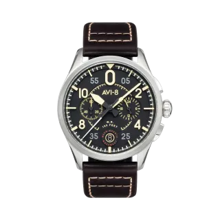 AVI-8 Spitfire Lock Chronograph Midnight Oak AV408901
