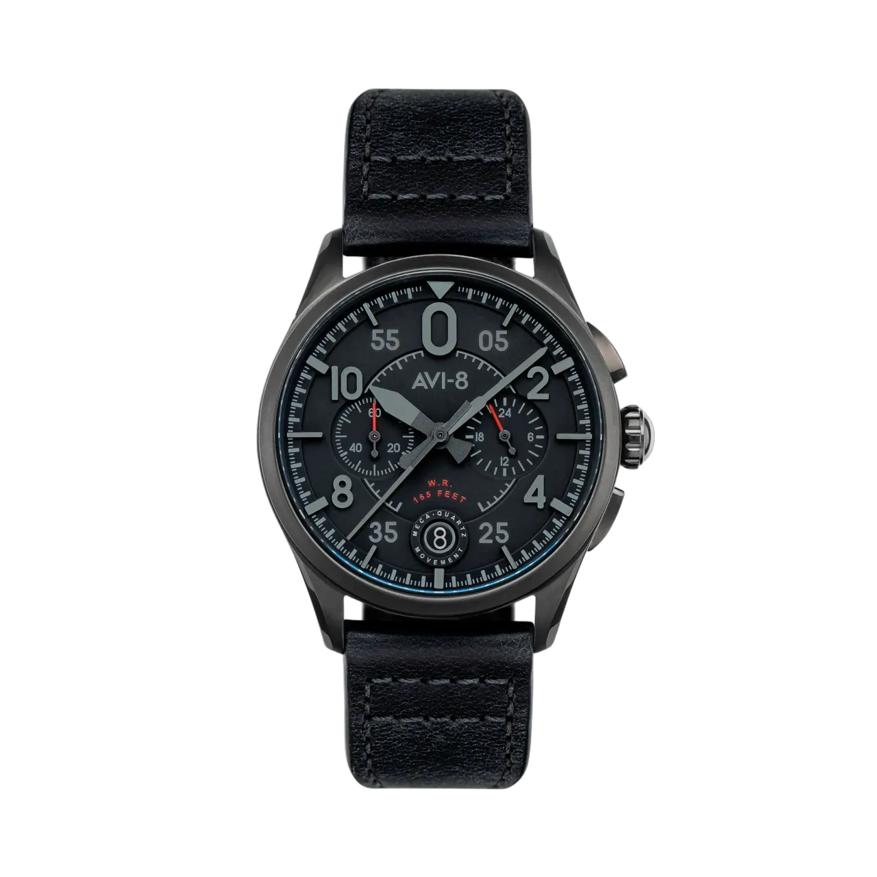 AVI-8 Spitfire Lock Chronograph Slate Black AV408903