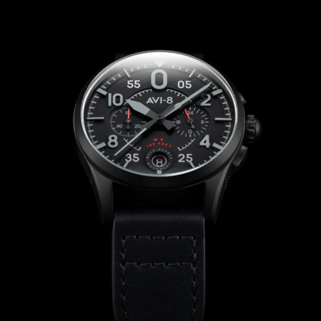 AVI-8 Spitfire Lock Chronograph Slate Black AV408903 Görsel 4