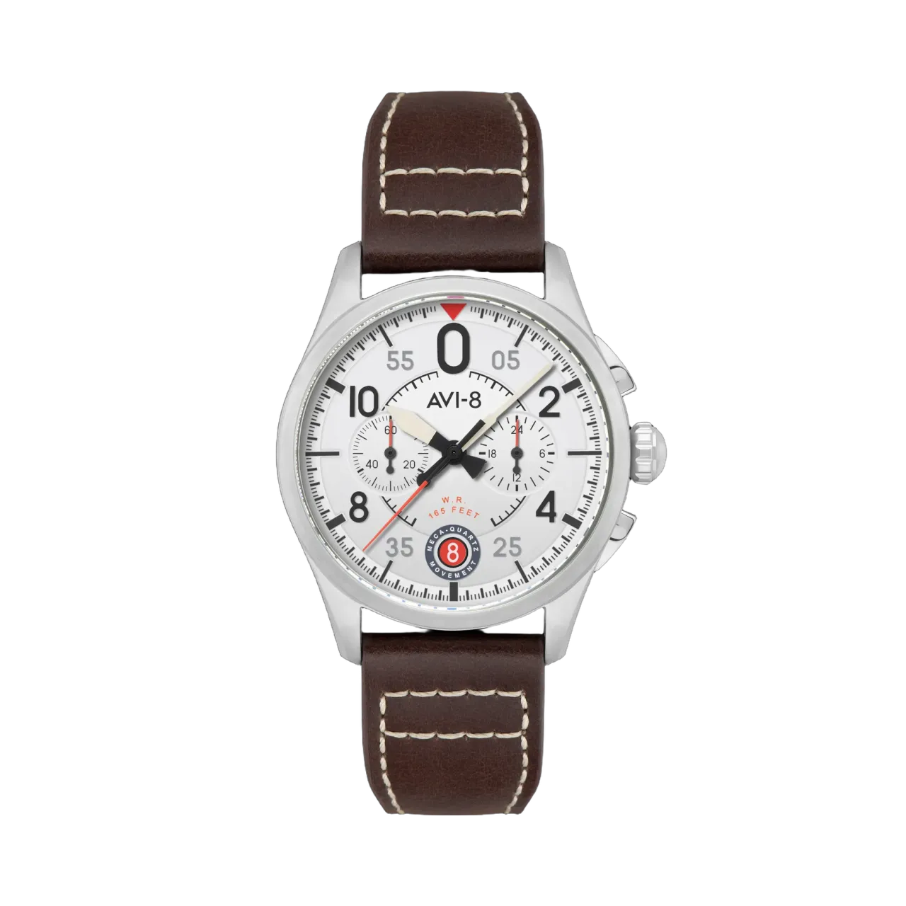 AVI-8 Spitfire Lock Chronograph White AV408905