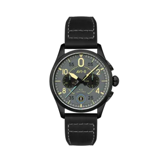 AVI-8 Spitfire Lock Chronograph Grey AV408908