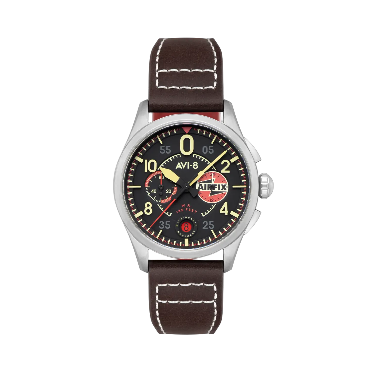 AVI-8 Spitfire Lock Chronograph Raven Black AV408909