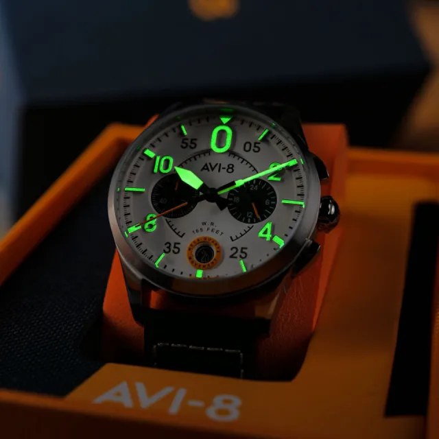 AVI-8 Spitfire Lock Chronograph Imperial War Museums Edition Bethlem AV40890B Görsel 5