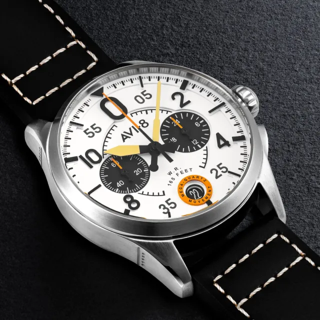 AVI-8 Spitfire Lock Chronograph Imperial War Museums Edition Bethlem AV40890B Görsel 12