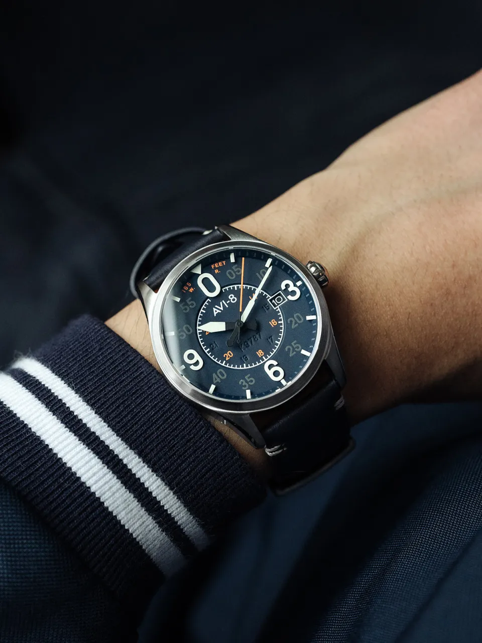 AVI-8 Spitfire Smith Automatic AV409002 detay görseli 2