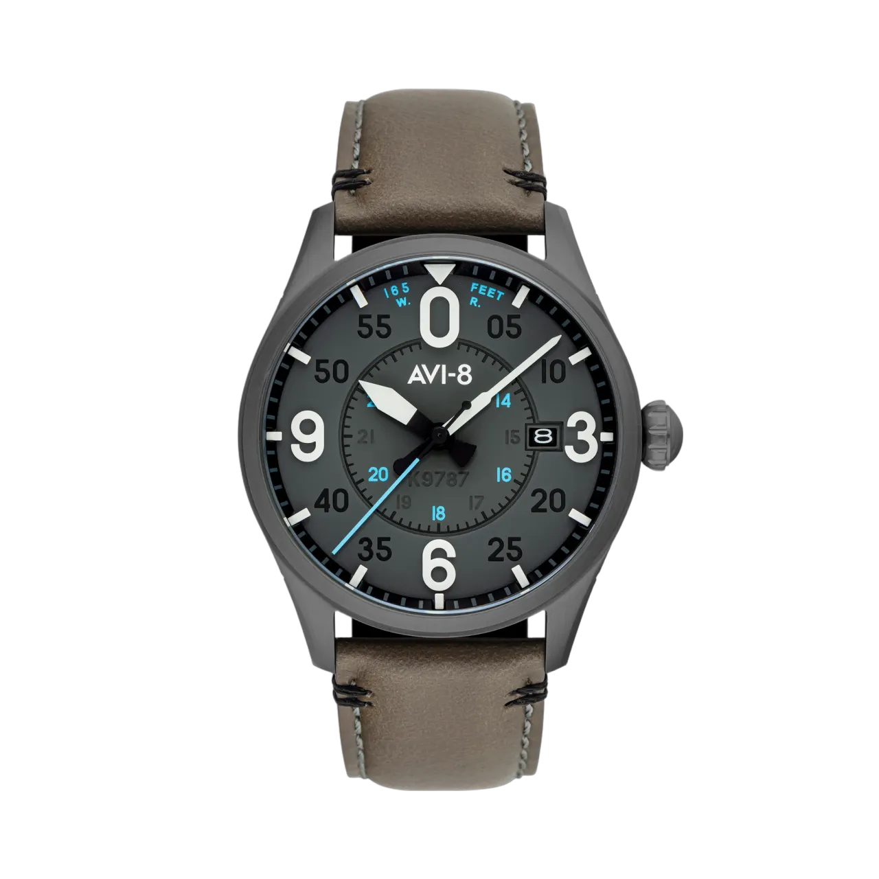 AVI-8 Spitfire Smith Otomatik Gri AV409004