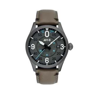 AVI-8 Spitfire Smith Otomatik Gri AV409004