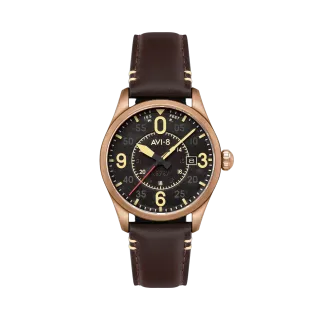 AVI-8 Spitfire Smith Automatic Distressed Black AV409006