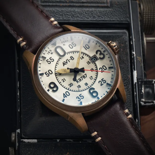 AVI-8 Spitfire Smith Automatic Oxidized Bronze AV409007 Görsel 10
