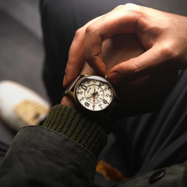 AVI-8 Spitfire Smith Automatic Oxidized Bronze AV409007 Görsel 14