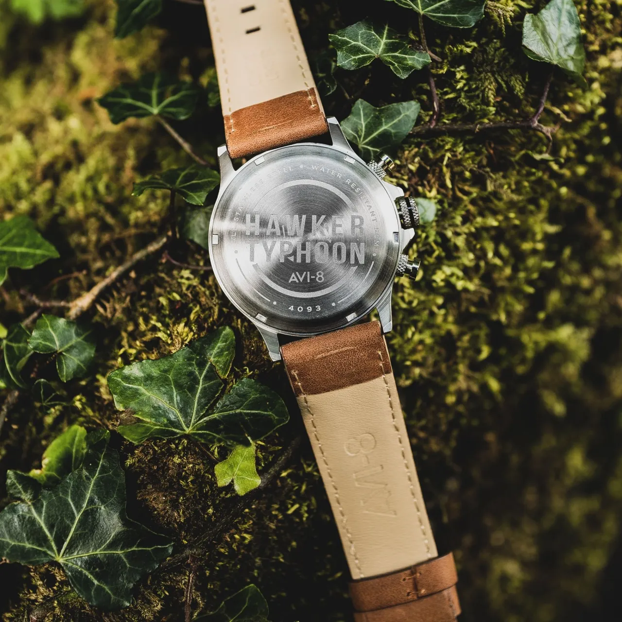 AVI-8 Hawker Typhoon Coningham Chronograph Black AV40930B detay görseli 4