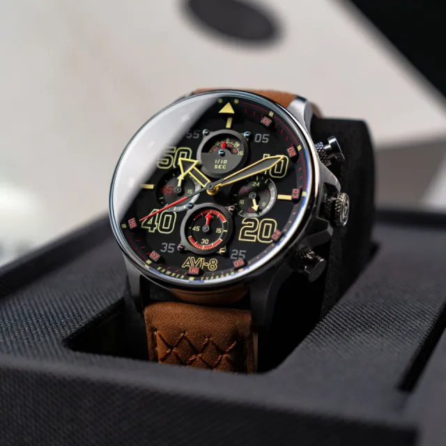 AVI-8 Hawker Typhoon Coningham Chronograph Black AV40930B Görsel 8
