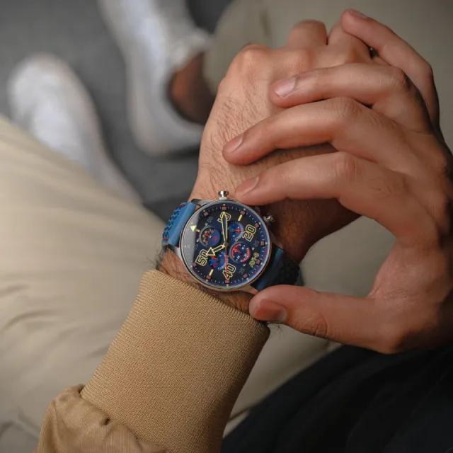 AVI-8 Hawker Typhoon Coningham Chronograph Blue AV40930C Görsel 6