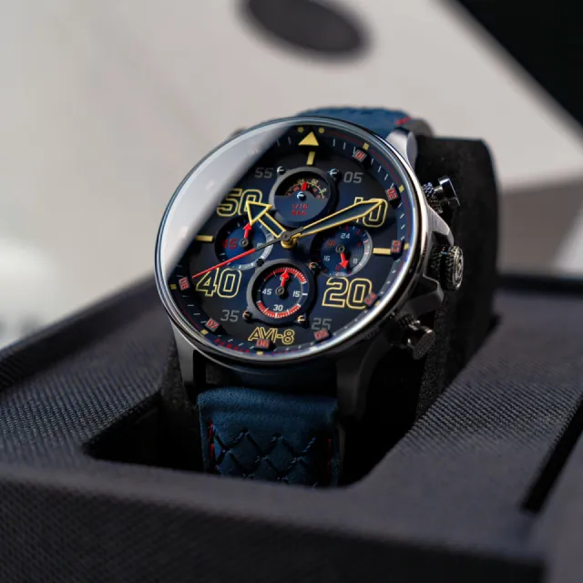 AVI-8 Hawker Typhoon Coningham Chronograph Blue AV40930C Görsel 7