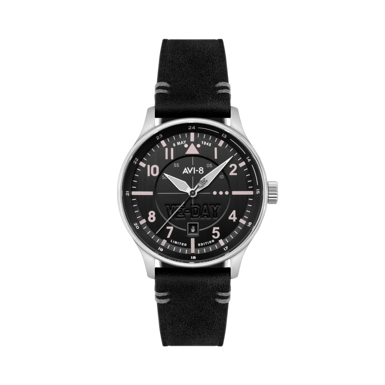AVI-8 Hawker Hurricane Kent Automatic Black AV409405