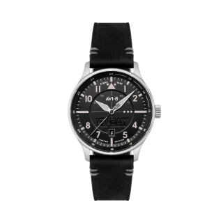 AVI-8 Hawker Hurricane Kent Automatic Black AV409405