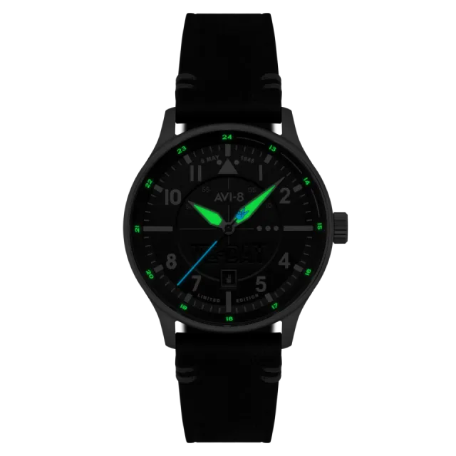 AVI-8 Hawker Hurricane Kent Automatic Black AV409405 Görsel 5