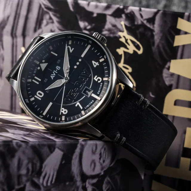 AVI-8 Hawker Hurricane Kent Automatic Black AV409405 Görsel 7