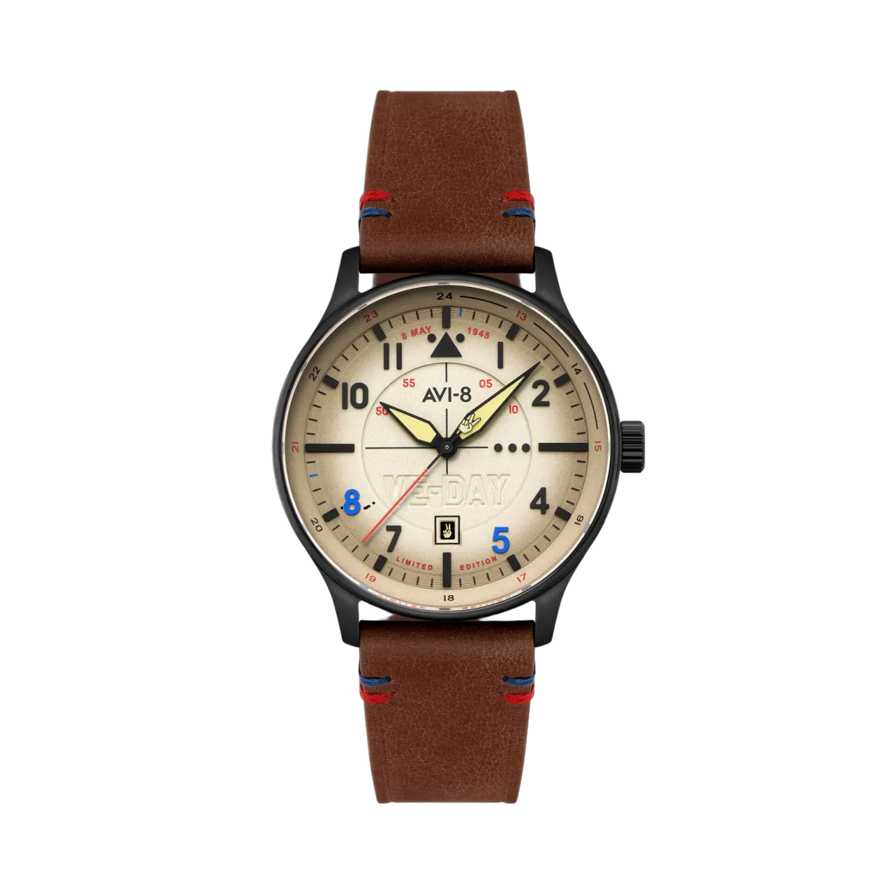 AVI-8 Hawker Hurricane Kent Automatic Vanguard Beige AV409406