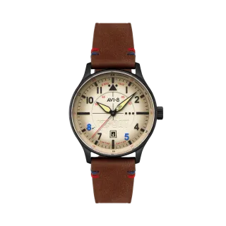 AVI-8 Hawker Hurricane Kent Automatic Vanguard Beige AV409406