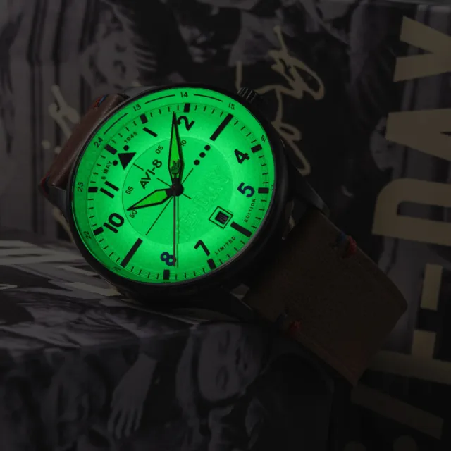 AVI-8 Hawker Hurricane Kent Automatic Vanguard Beige AV409406 Görsel 5