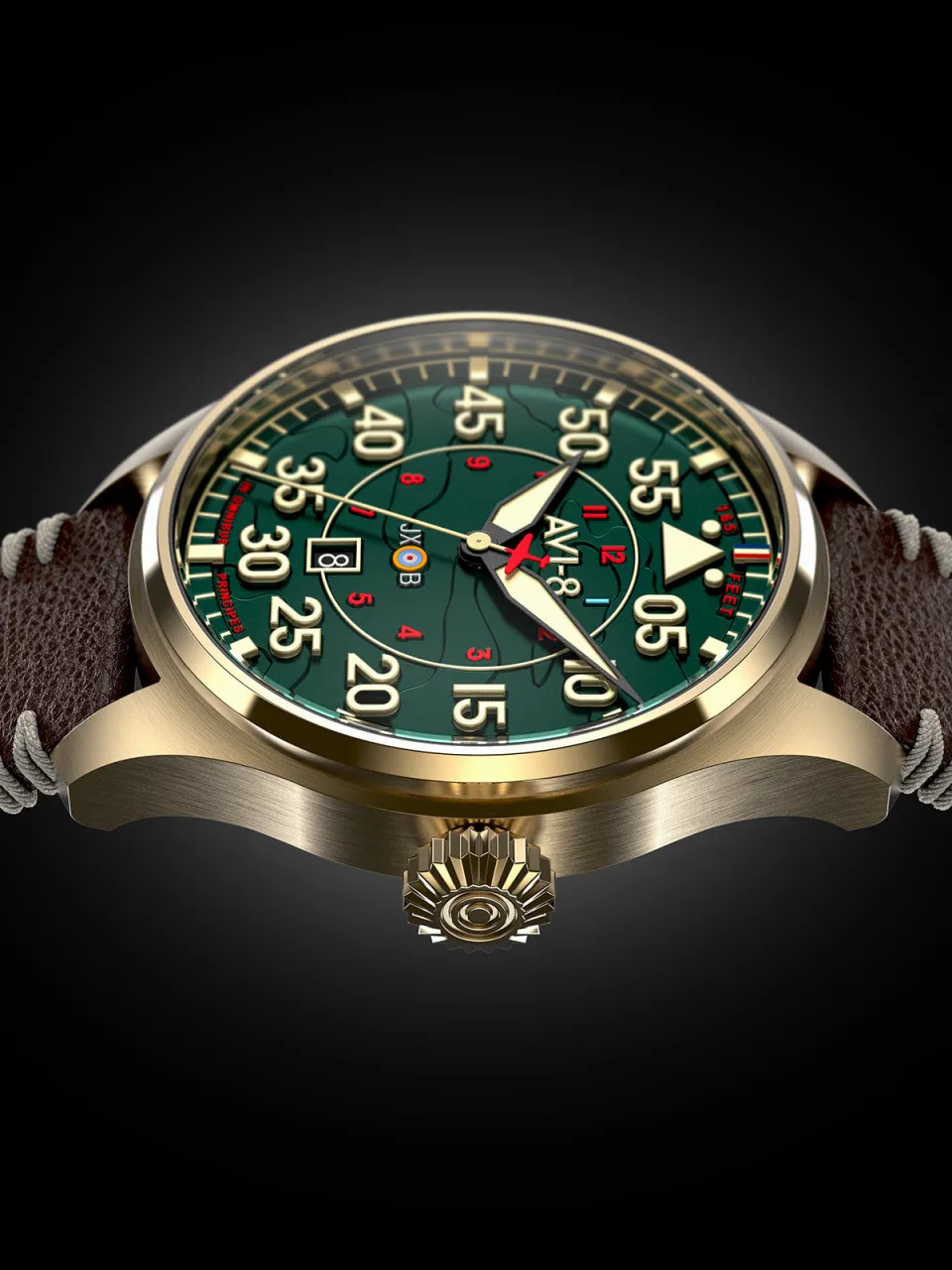 AVI-8 Hawker Hurricane Clowes Automatic AV409704 detay görseli 3