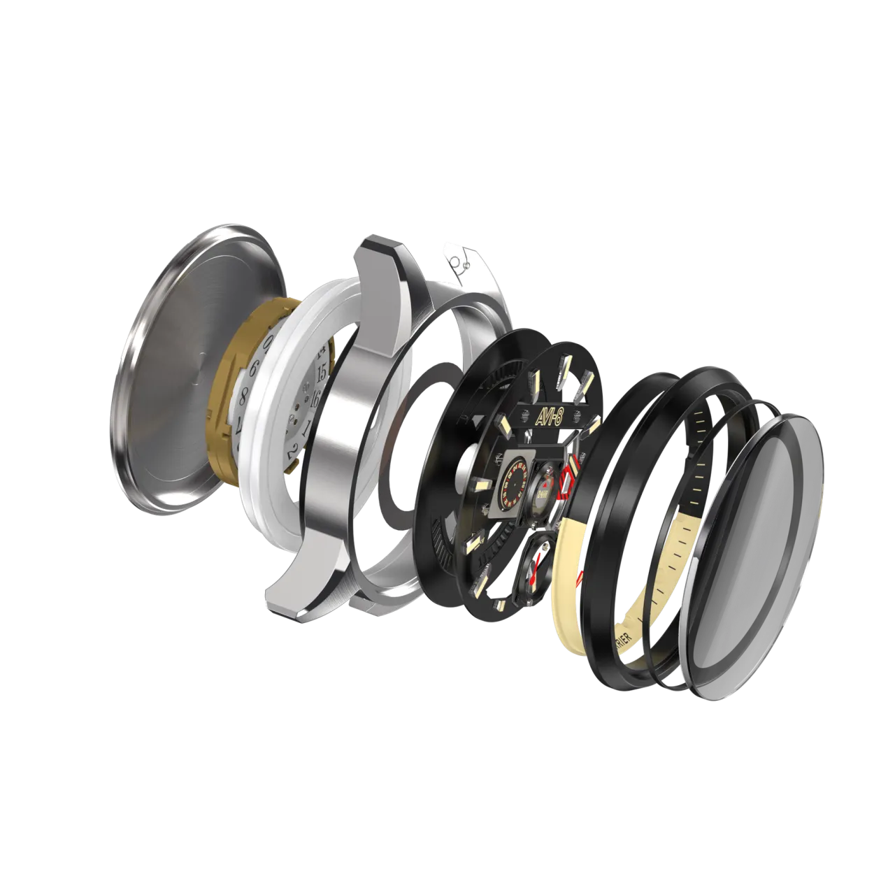 AVI-8 Hawker Harrier Farley Multifunction Black AV409802 detay görseli 4