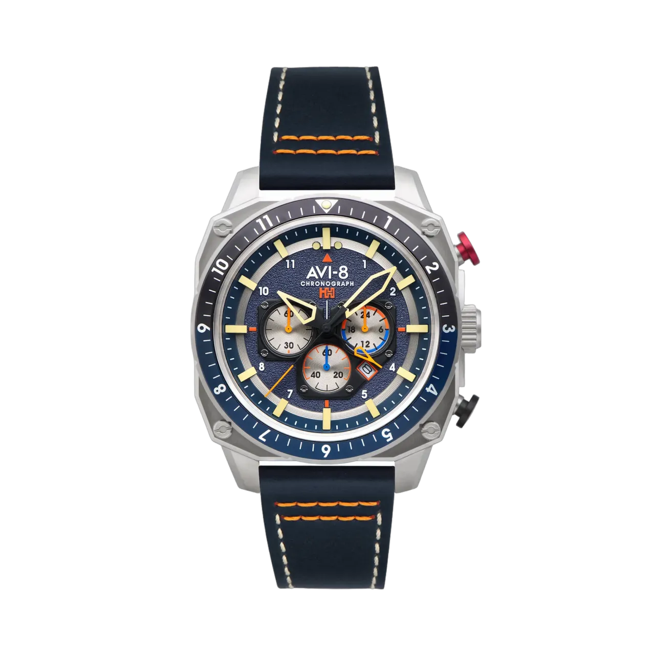 AVI-8 Hawker Hunter Atlas Dual Time Chronograph Pavillion Blue AV410002