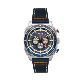 AVI-8 Hawker Hunter Atlas Dual Time Chronograph Pavillion Blue AV410002