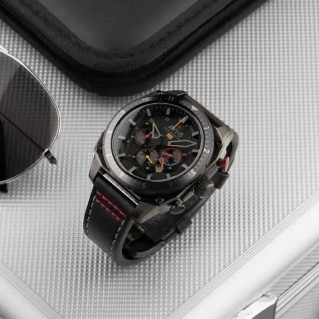 AVI-8 Hawker Hunter Atlas Dual Time Chronograph Black AV410004 Görsel 3