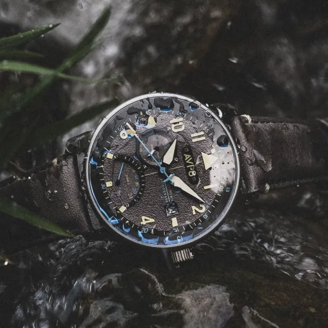 AVI-8 Hawker Hurricane McKellar Dual Time Ash Grey AV410109 Görsel 11