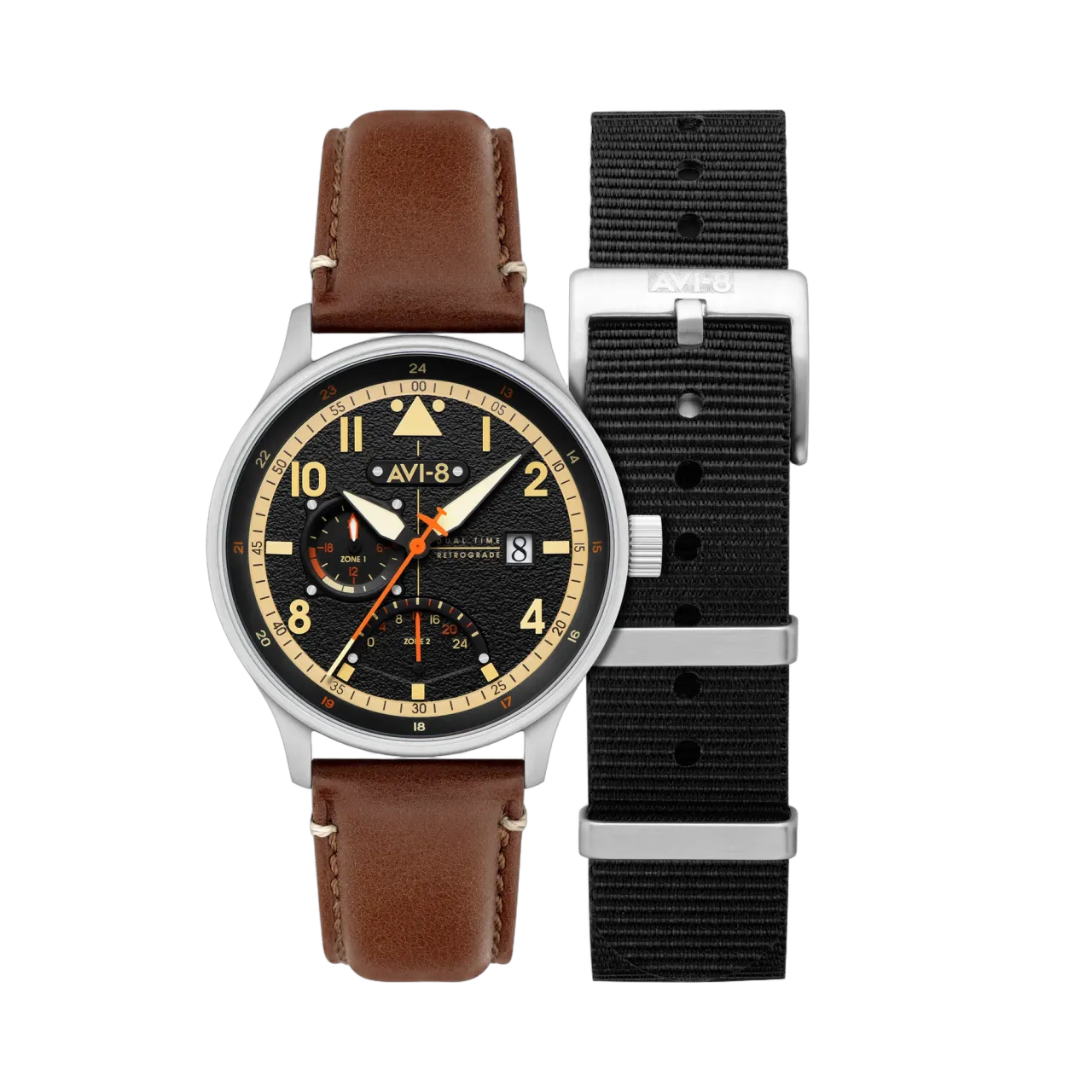 AVI-8 Hawker Hurricane McKellar Dual Time Black AV41010B