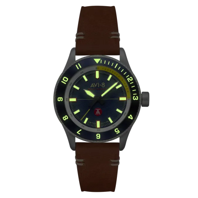 AVI-8 Flyboy Tuskegee Airmen Meca-Quartz Blue AV410302 Görsel 5