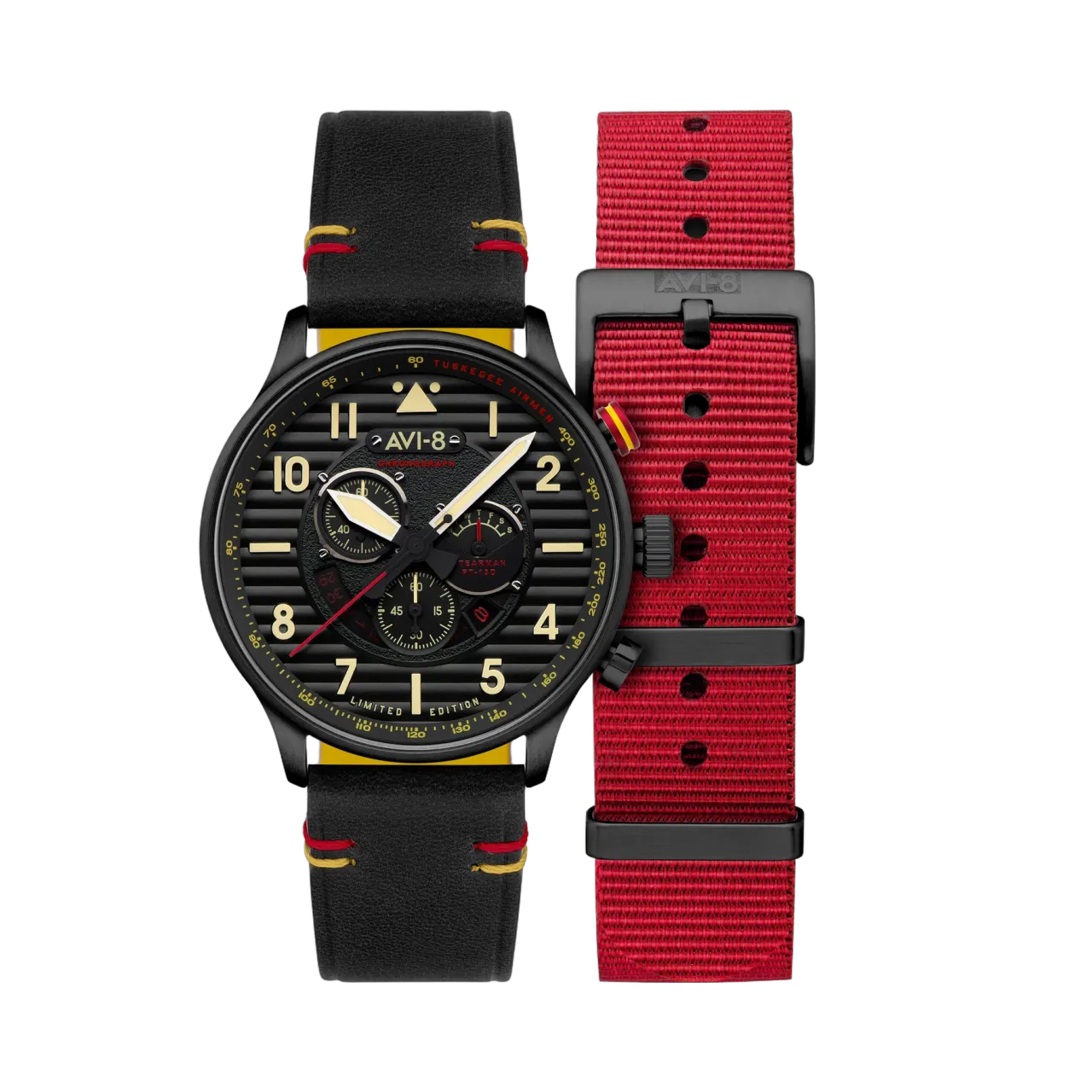 AVI-8 Flyboy Spirit Of Tuskegee Chronograph Limited Edition AV410901