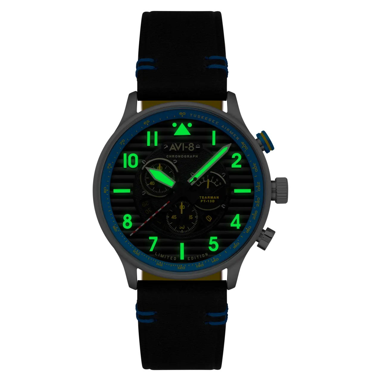 AVI-8 Flyboy Spirit Of Tuskegee Chronograph Limited Edition AV410903 detay görseli 2