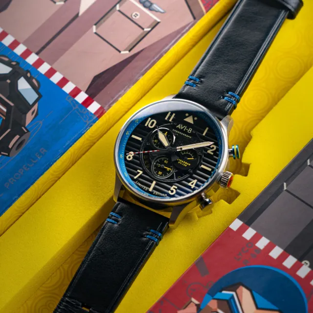 AVI-8 Flyboy Spirit Of Tuskegee Chronograph Limited Edition AV410903 Görsel 8